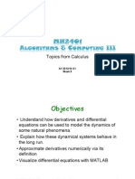 Topics From Calculus: AY 2013/14 S1 Week 5