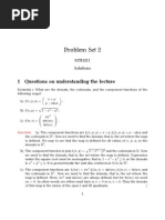 Problem Set 2: 1 Questions On Understanding The Lecture