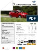 2013 Ford Fiesta Titanium 1.5 price list (Pen Msia)