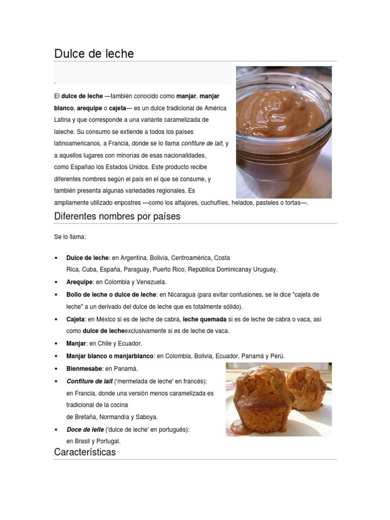 Dulce de Leche