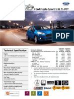 2013 Ford Fiesta Sport 1.5 Price List (Pen Msia)