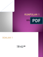 Matematik KUMPULAN 1