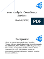 Data Anylysis Consultancy Services India