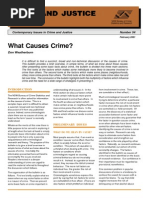 Causes of Crimes