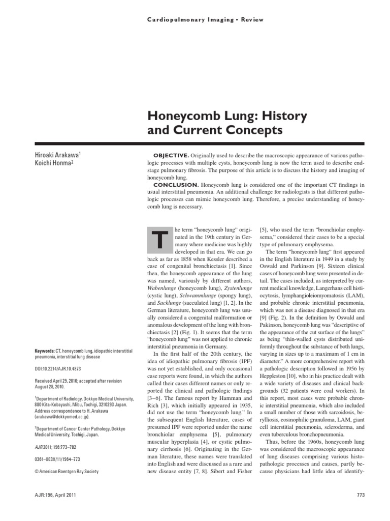 Lung History.pdf Lung Respiratory System