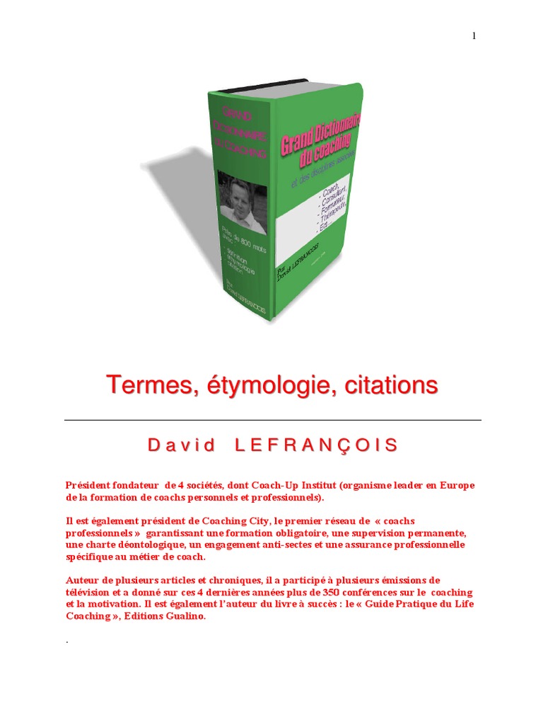 Le Grand Dictionnaire Du Coaching Et Des Disciplines Associees Analogie Amour