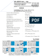 Academic Calendar For Autumn Semester - July To Dec 2013 - PDF