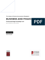 Manual of Business and Fiance