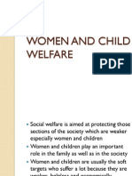 Protecting Vulnerable Groups - Women and Children Welfare