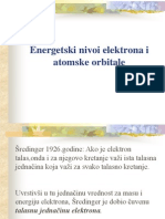 Energetski Nivoi Elektrona I Atomske Orbitale