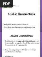 Análise Gravimétrica