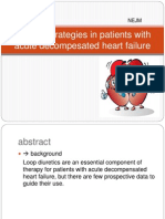 Diuretic Strategies in Patients With Acute Decompesated Heart