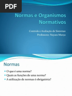 Normas e Organismos Normativos