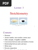 Stoichometry