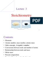 Stoichometry