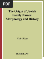 Download The Origin of Jewish Family Names Morphology and HistoryebooKOID by Apache313 SN170261214 doc pdf