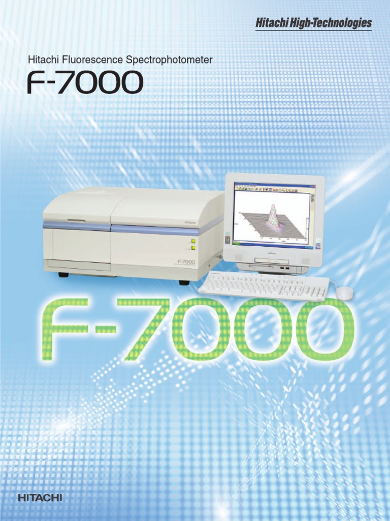 Catálogo F-7000 | PDF | Spectrophotometry | Fluorescence