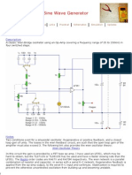 Sine Wave Generator