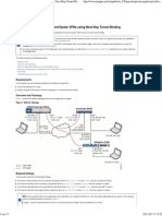 Example_ Configuring Mutipoint Hub-And-Spoke VPNs