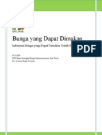 Bunga Sebagai Makanan Kesehatan