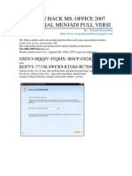 Download Mengubah Microsoft Office 2007 Trial Version Menjadi Full Version by Billie SN17028064 doc pdf