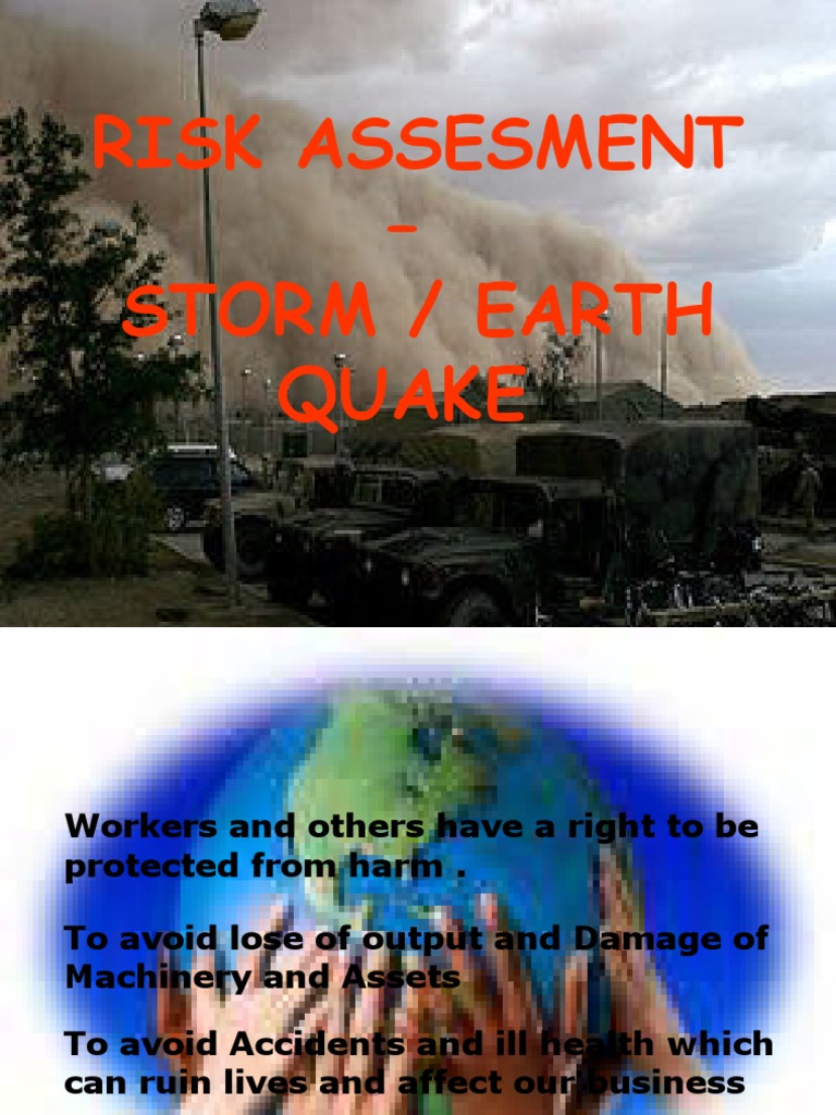 Risk Assesment - Storm | PDF | First Aid | Risk