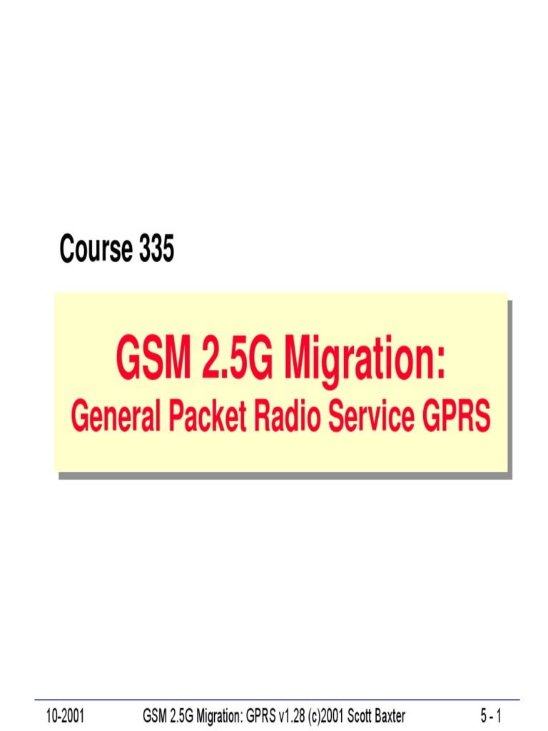 Gsm Gprs Edge Overview General Packet Radio Service Gsm