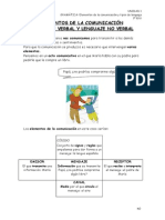 u 1 Gramatica 3 Eso Elementos de La Comunicacion Tipos de Lenguaje