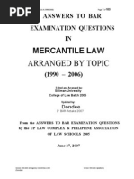 Mercantile Law: Arranged by Topic