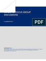MR 138 - Guide To Focus Group Discussions