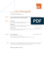 Mangold Resume