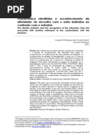 Zana, A. - Problemática identitária e reconhecimento da auteridade