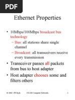 Ethernet Properties