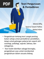 Download Teori Pengurusan  Pentadbiran by Saya Syazrul SN170320698 doc pdf