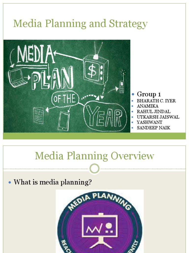Media Planning and Strategy IMC Presentation | PDF | Mass Media ...