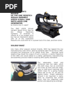Download GMC LSSCR Scroll Saw Review by Antonio Alan Lopez SN17032736 doc pdf