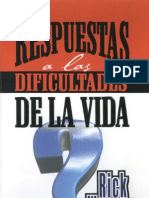 Rick Warren - Respuestas A Las Dificultades de La Vida PDF