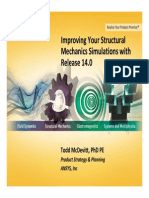 Improving your Structural Mechanics Simulations with ANSYS 14.0