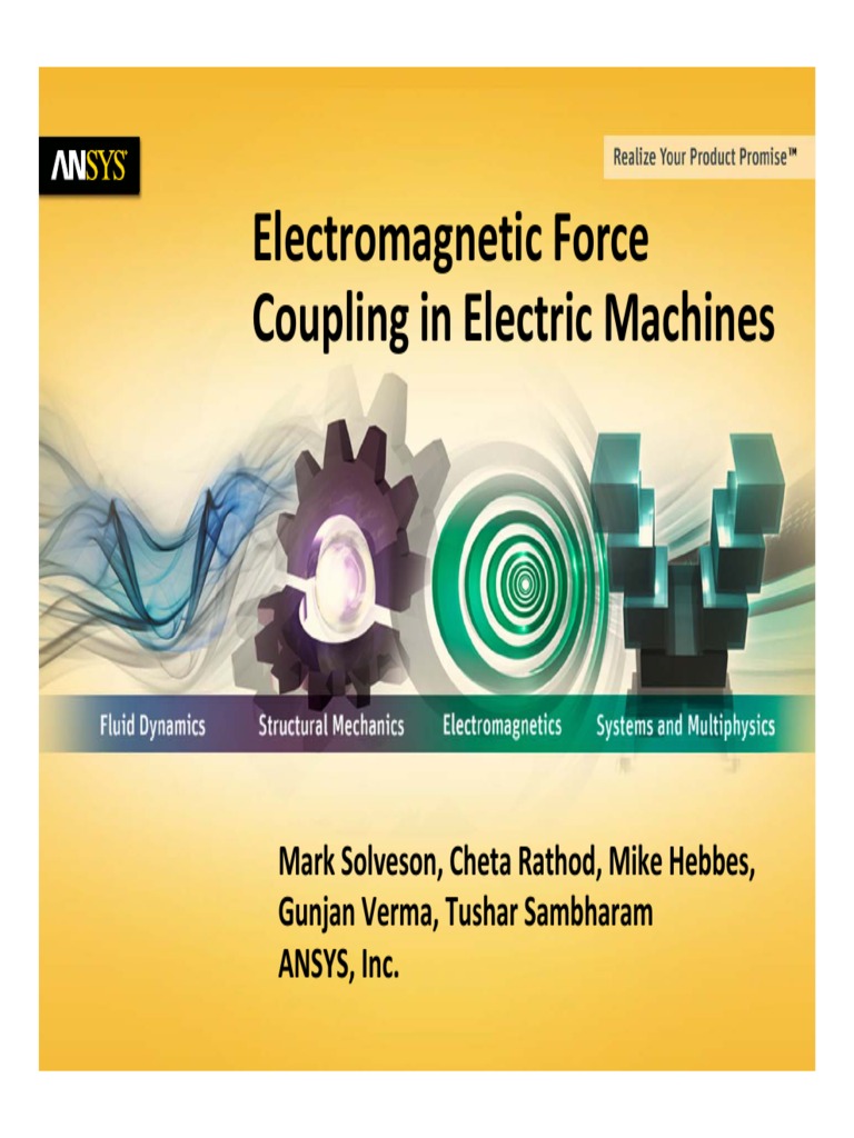 ANSYS Simulation of Force Coupling Electric Machines