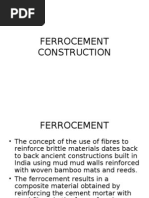 FerroCement Construction