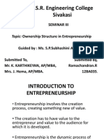 12BA035 - Ownership Structure in Entrepreneurship