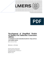 Doubly fed induction generators thesis