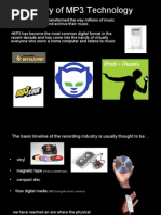 Download History of MP3 Technology by Keith Tivon Gregory SN17036417 doc pdf