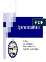 Higiene Industrial II: Aerosoles y Riesgos Químicos