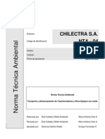 Chilectra Norma Ambiental, Nta-04