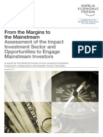 World  Economic Forum, "From the Margins to the Main Stream", Sep 19, 2013.