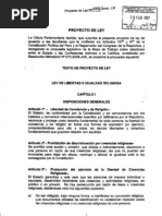 Proyecto de Ley de Libertad e Igualdad Religiosa[1]