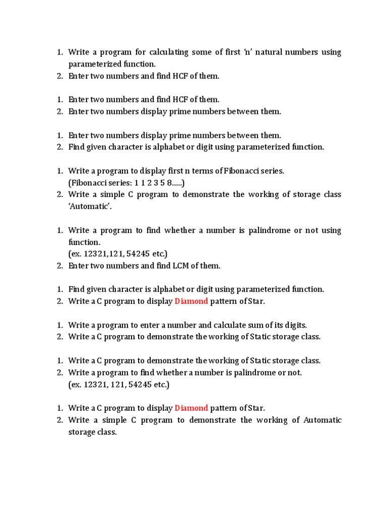 C Programs for Basic Calculations | PDF | Mathematical Notation | Numbers