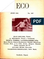 Especial de Álvaro Mutis: Entrevista Por J.G. Cobo Borda, Poemas, 3 Textos, ¿Quién Es Barnabooth?