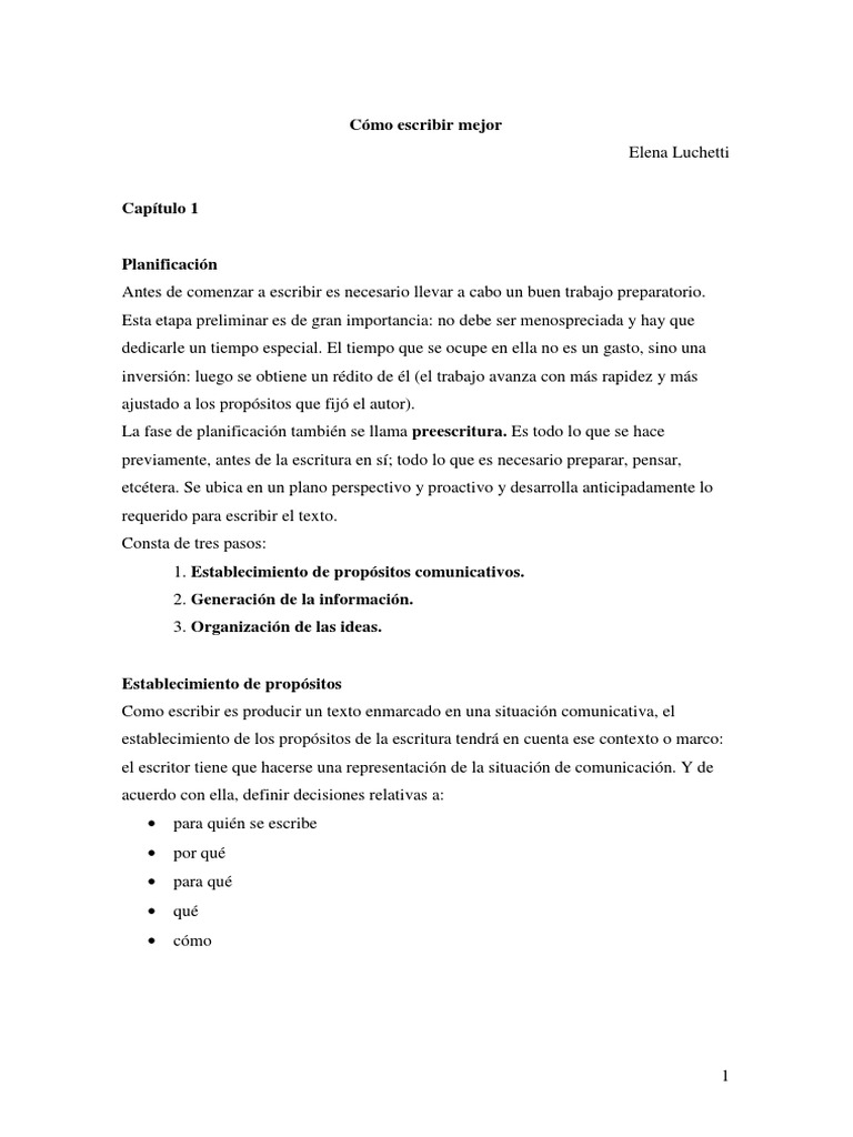 Como Escribir Mejor | PDF